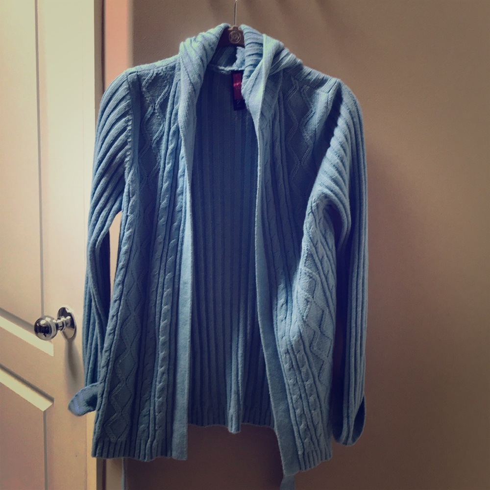 Blue sweater